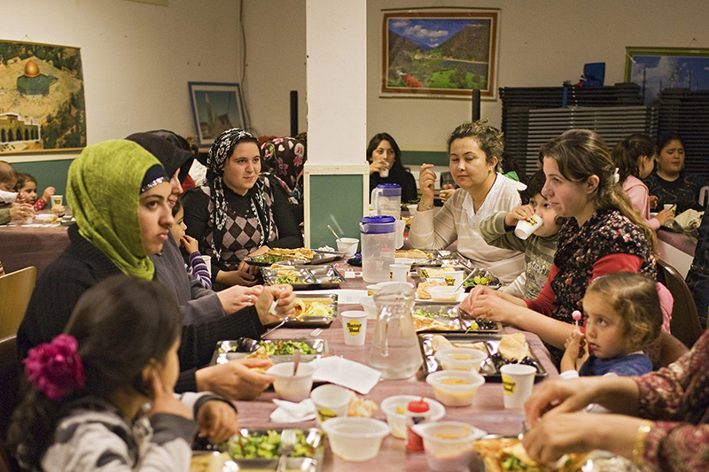 Interreligious cooperation is very important. Breaking the fast during Ramadan in Groningen, Netherlands.