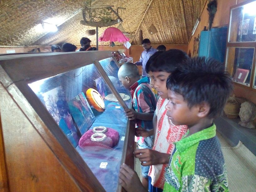 Baski Visiting the village museum.