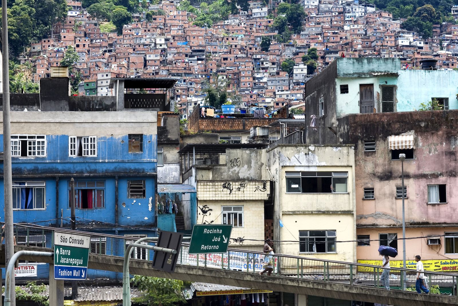 The favela Rocinha in Rio de Janeiro.