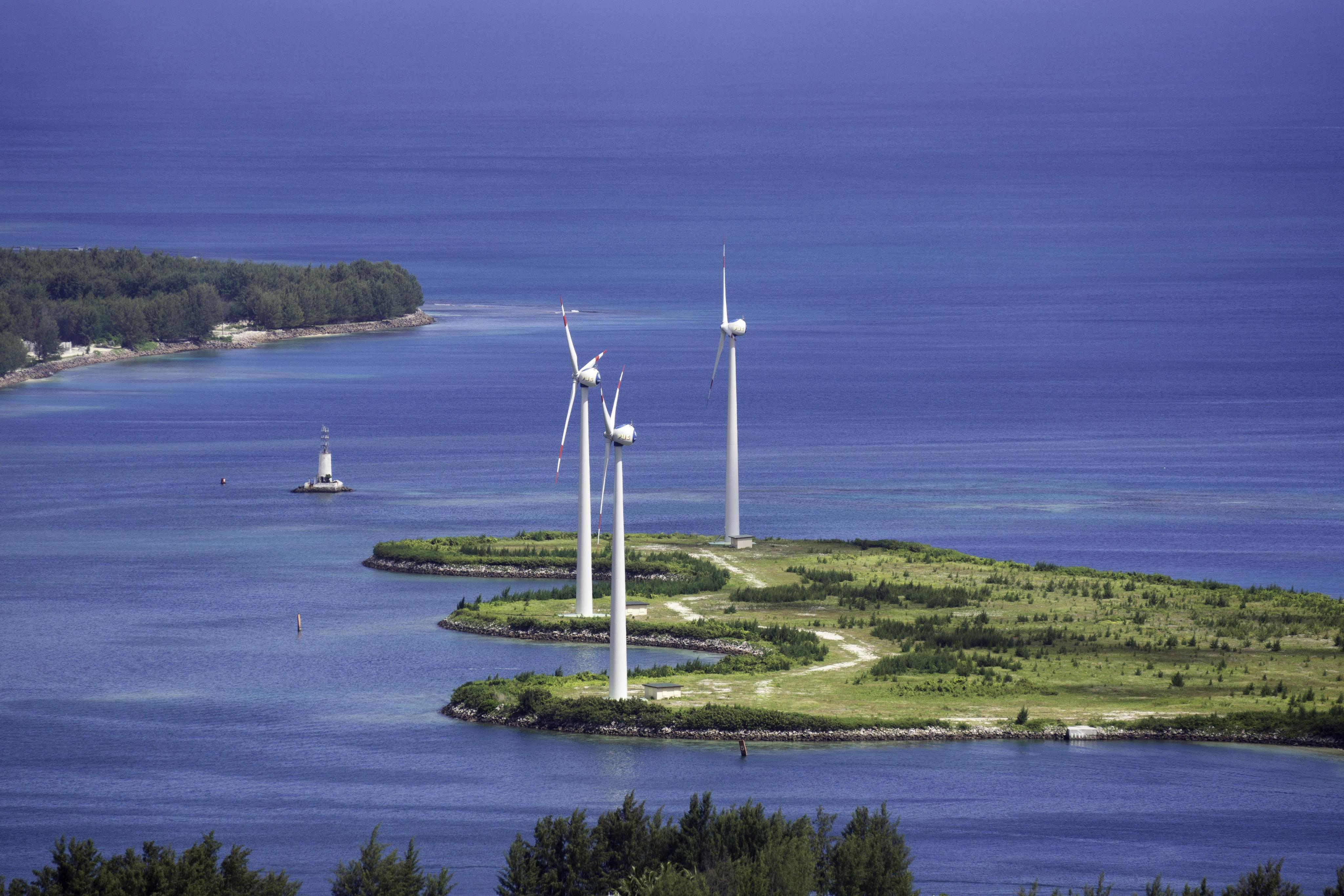 Humanity needs sustainable power supply: wind farm in the Seychelles