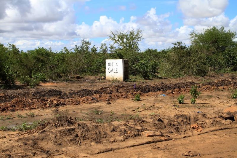 Disputed land in Kenya.