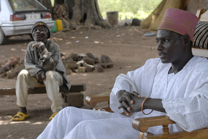 Die traditionellen Autoritäten müssen berücksichtigt werden: König Kamou Battou von der Gha-Ethnie, die gut sieben Prozent der Bevölkerung Burkina Fasos stellt, im Jahr 2008.