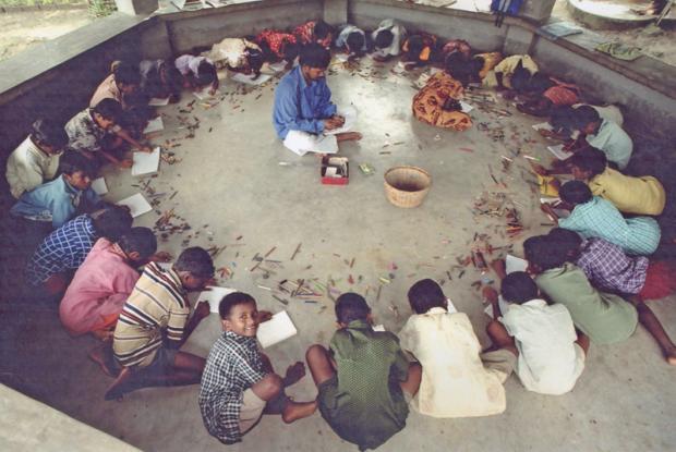 Samiran Nandi Non-formal school in Ghosaldanga.