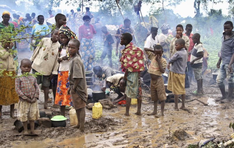 Burundian refugees in Rwanda in 2015.