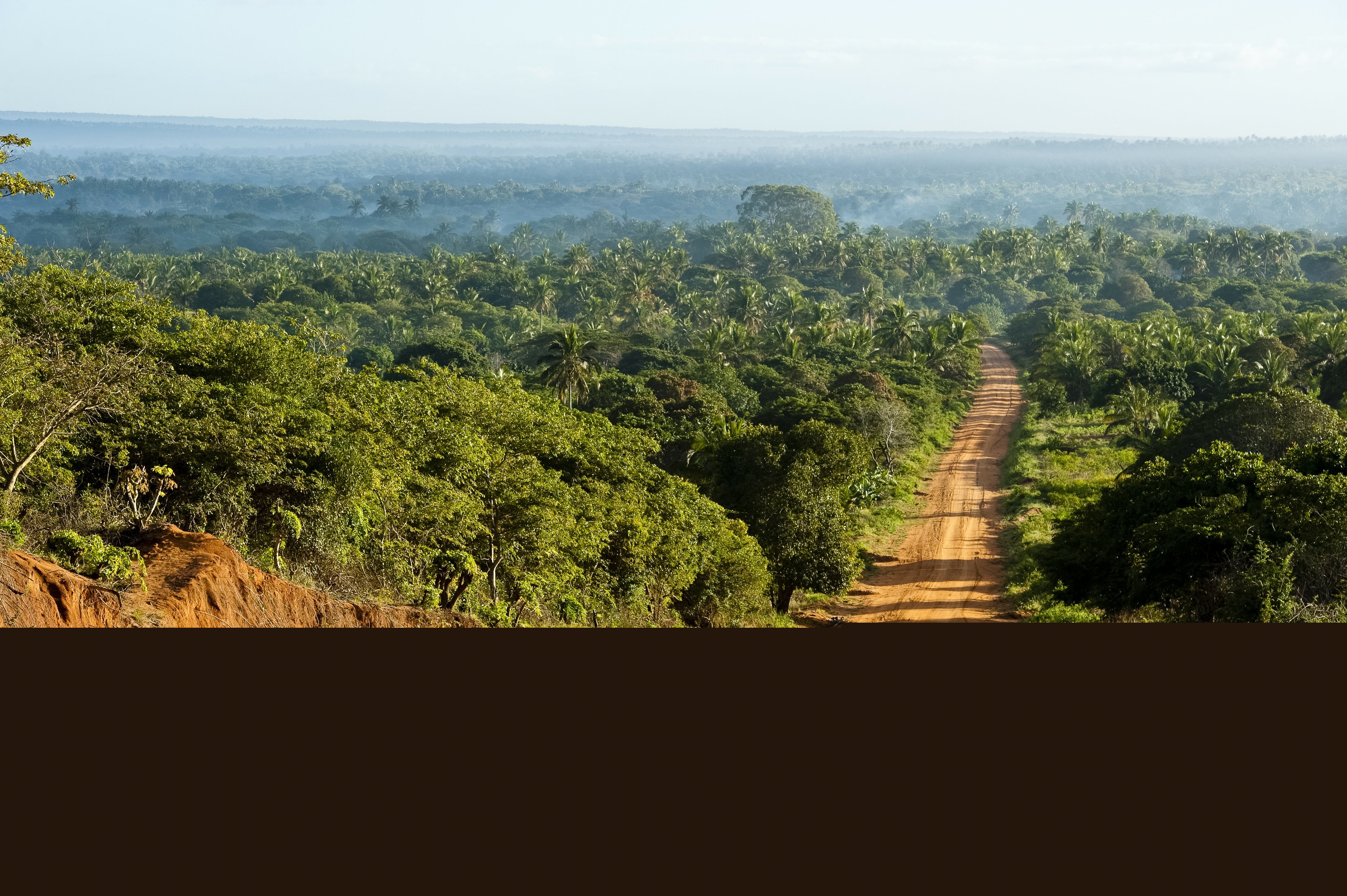 A rural road in Inhambane Province.