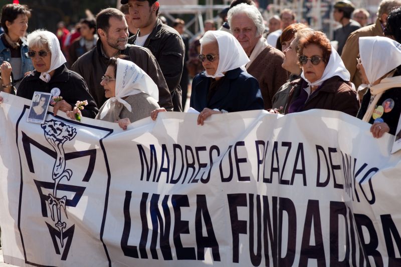 Ron Giling/Lineair The Mothers of Plaza de Mayo protested against an amnesty for crimes committed during the military dictatorship in Argentina.