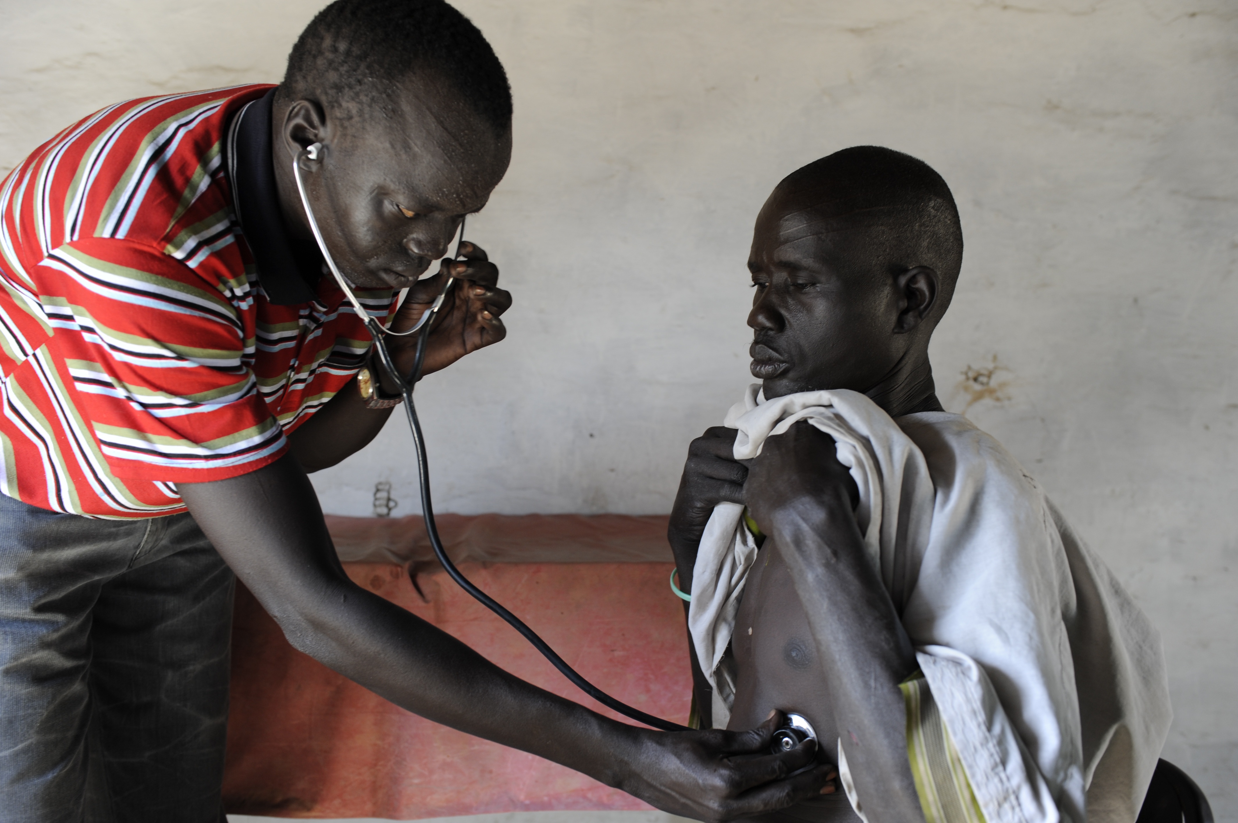 A TB patient in South Sudan: fighting infectious diseases is a global public good.