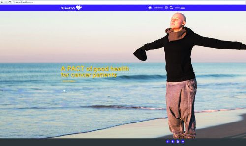 www.drreddys.com www.drreddys.com: The website of the Indian pharma company addresses clients in Europa and North America.