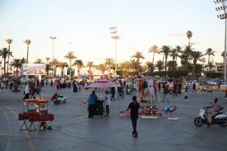 picture-alliance/AA/Hazem Turkia To honour Gaddafi victims, this square in central Tripoli is called “Martyrs’ Square”.