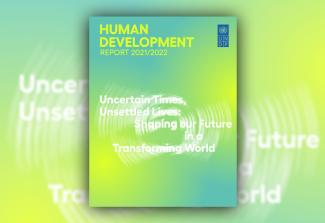 UNDP Titelseite des Human Development Report.