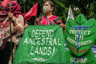 Angehörige indigener Völker kämpfen auf den Philippinen für ihr Land und für Umweltschutz. 