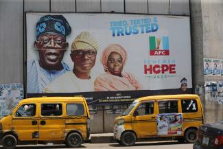 Even according to the official results, APC candidate Bola Tinubu only won 37 % of the vote in the presidential election. 