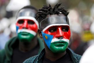 In Nairobi in 2018, Kenyans and South Sudanese rallied to demand that assets of leaders who benefit from civil strife be frozen. 