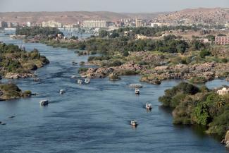 The group’s first album is named after the Egyptian city of Aswan on the Nile.