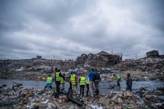 Occasional clean-up campaigns are not enough: volunteers fighting pollution in June 2023. 