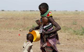 Viele Menschen in Turkana sind akut vom Hungertod bedroht.