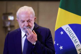 Präsident Luiz Inácio Lula da Silva auf dem diesjährigen G20-Gipfel in Neu-Delhi.