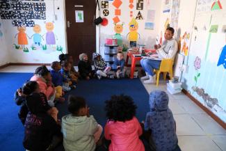 A preschool in South Africa. 