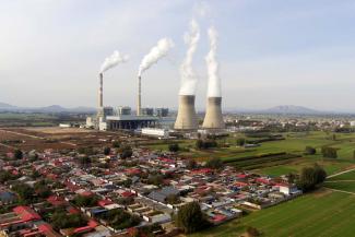 The Guohua coal-fired power plant in northern China.