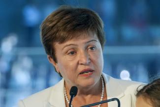 picture alliance / ASSOCIATED PRESS / Peter Dejong Kristalina Georgieva, the first IMF top leader from a developing country.