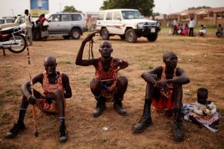 Men of the Didinga ethnic group face the challenge of combining traditional values with modern concepts.