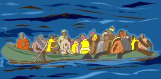 Refugees continue to risk their lives in the Mediterranean Sea.