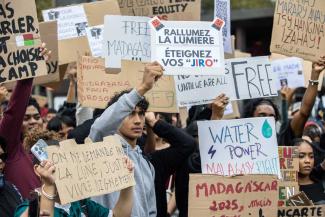 Proteste der GenZ in Madagaskar im vergangenen Jahr.