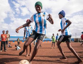 For boys and girls all over the world, football also means having opportunities.