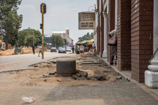 Union Street in the city of Vereeniging, south of Johannesburg.