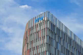 KfW Development Bank finances German development projects abroad through loans and grants.