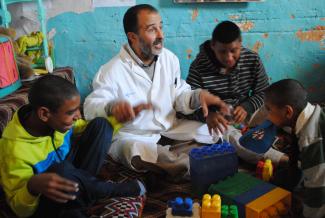 Buyema Fateh, ­genannt Castro, gründete die Schule für geistig behinderte Sahrauis im Camp Smara in Algerien.