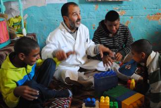 Odenthal Buyema Fateh, genannt Castro, gründete die Schule für geistig behinderte Sahrauis im Camp Smara in Algerien.