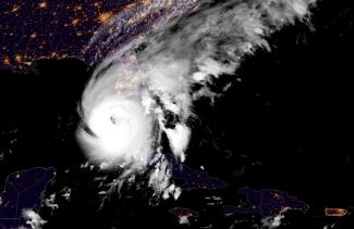 The climate crisis requires global policy responses: Hurricane Ian heading towards Florida after leaving a trail of devastation in Cuba in late September.