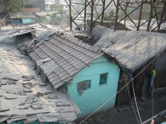 Slum neighbourhood in Kolkata.