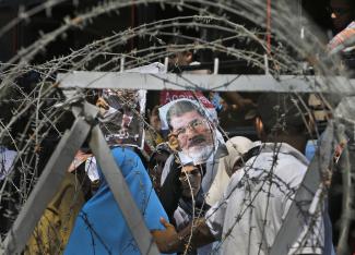 Pro-Mursi demonstration in July.