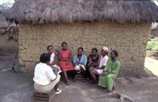 Ron Giling/Lineair Self-help group of women who were raped in Liberia’s civil war.