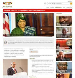 Screenshot: http://mo.ibrahim.foundation/prize/