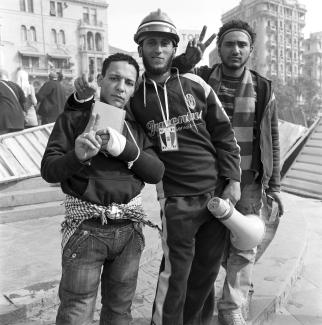 “Many people think that the Muslim Brothers were the last to get to the revolutionary train – and the first to jump off”: young revolutionaries on Tahrir Square before the fall of Mubarak.