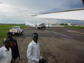 Airport in Juba, South Sudan.