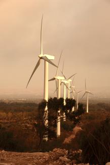 Windpark in Morocco: North Africa has great potential for renewable energy.