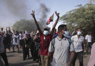 Demonstration gegen den Militärputsch in Khartoum Mitte November.