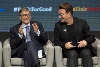 Bill Gates and Bono