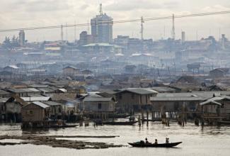 Die größte Stadt Afrikas: Lagos in Nigeria.