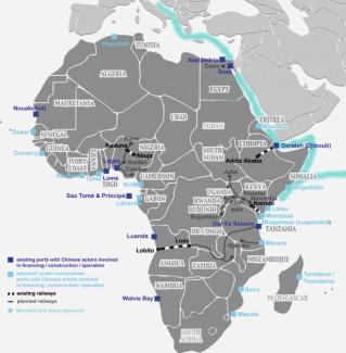 African infrastructure projects and Chinese involvement.