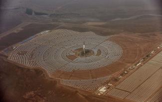 German ODA supported the solar power plant Noor 3 in Ouarzazate, Morocco.