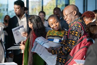 Philipp Böll/Deutsche Welle Experts taking part in the conference “Beyond the crisis” in Bonn.