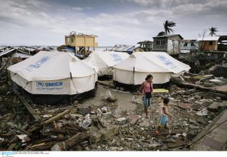 Hartmut Schwarzbach/argus/Lineair Damage done by Taiphoon Hayan in Tacloban, Philippines.