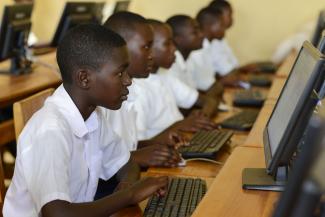 Education matter – secondary school students in Rwanda.