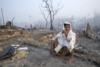Verheerende Feuer tobten in Flüchtlingslangern an der Grenze zu Myanmar, nachdem dieser Kommentar fertiggestellt worden war. Ermittlungen laufen noch.