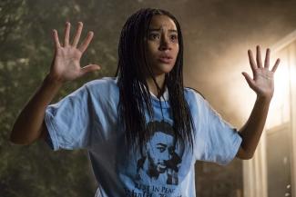 Amandla Stenberg as Starr Carter in “The Hate U Give”.